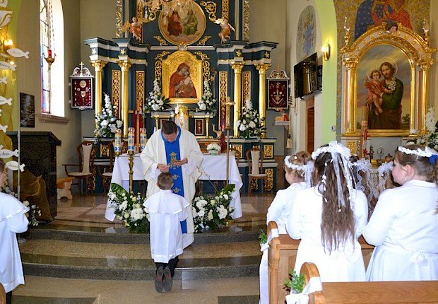 Pielgrzymka dzieci komunijnych do Sanktuarium Matki Bożej Pięknej Miłości
