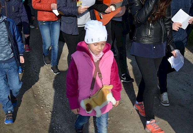 Pielgrzymka do Matki Bożej w lesie
