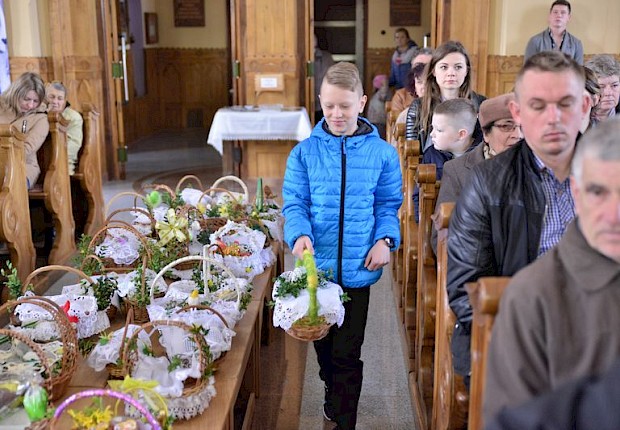 Poświęcenie pokarm&oacute;w wielkanocnych