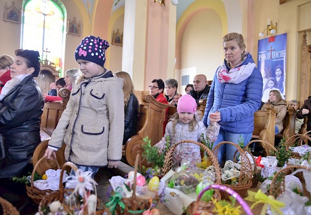 Poświęcenie pokarm&oacute;w wielkanocnych