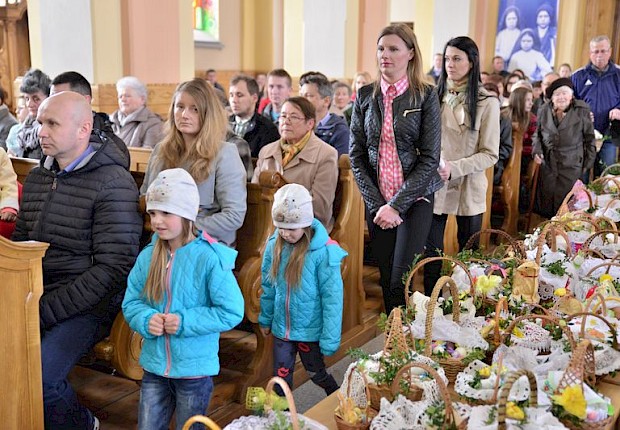 Poświęcenie pokarm&oacute;w wielkanocnych