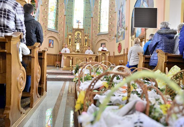 Poświęcenie pokarm&oacute;w wielkanocnych
