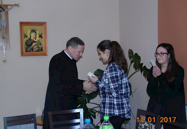Spotkanie opłatkowe scholi "Fidelis" i Ramu