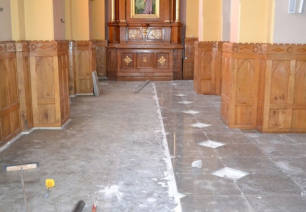 Remont kościoła parafialnego, cz.3