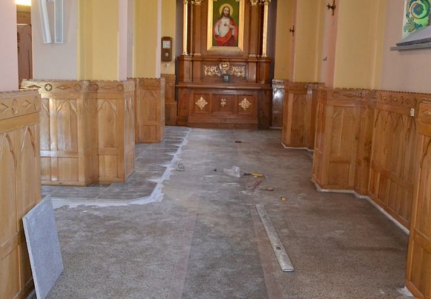 Remont kościoła parafialnego, cz.3