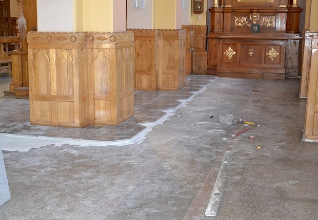 Remont kościoła parafialnego, cz.3
