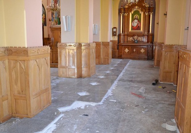 Remont kościoła parafialnego, cz.3