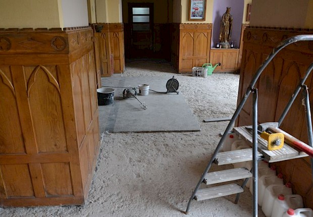 Remont kościoła parafialnego, cz.2