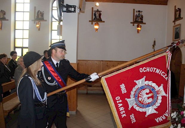 OSP Ożańsk - modlitwa do św. Floriana