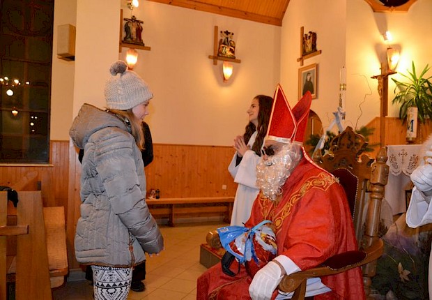 Spotkanie ze św. Mikołajem