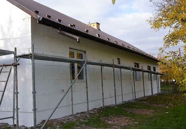 Docieplenie budynku parafialnego