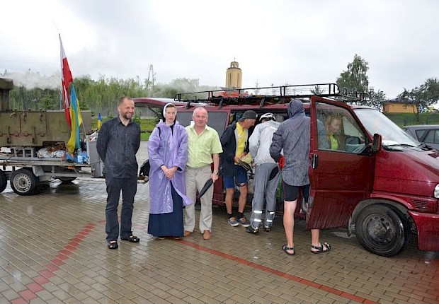 Pielgrzymka rowerowa o pok&oacute;j na Ukrainie: Zarwanica - Częstochowa