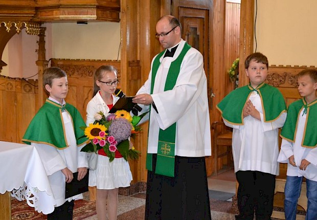 Msza prymicyjna ks. Mateusza Sławińskiego z Pełkiń