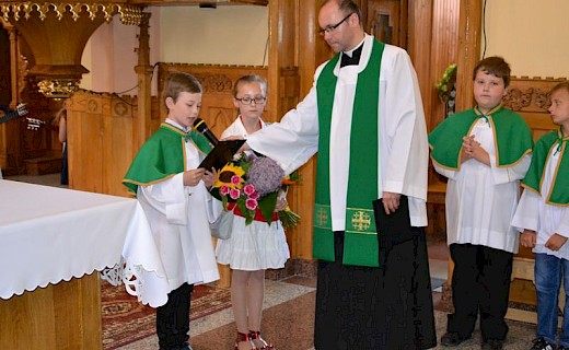 Msza prymicyjna ks. Mateusza Sławińskiego z Pełkiń