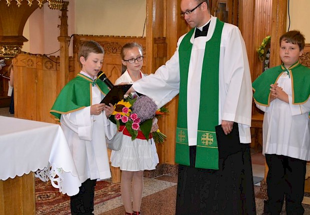 Msza prymicyjna ks. Mateusza Sławińskiego z Pełkiń