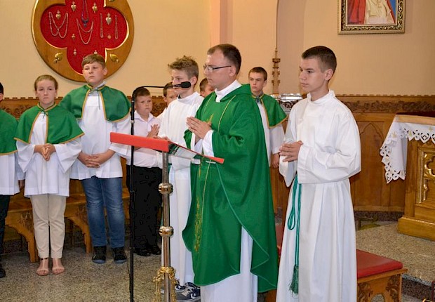 Msza prymicyjna ks. Mateusza Sławińskiego z Pełkiń