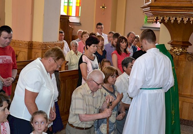 Msza prymicyjna ks. Mateusza Sławińskiego z Pełkiń