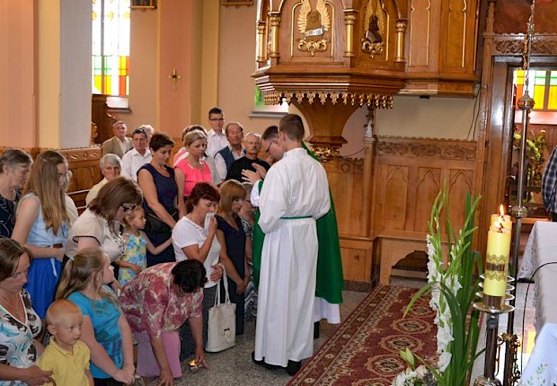 Msza prymicyjna ks. Mateusza Sławińskiego z Pełkiń