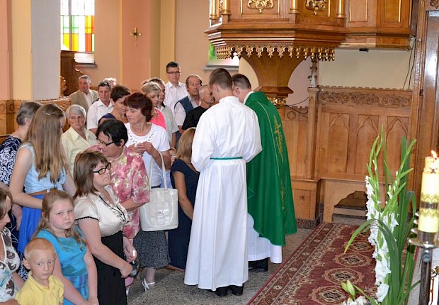 Msza prymicyjna ks. Mateusza Sławińskiego z Pełkiń