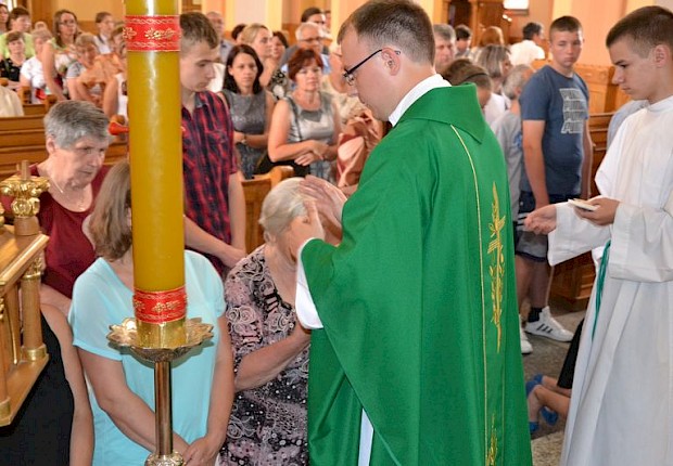 Msza prymicyjna ks. Mateusza Sławińskiego z Pełkiń
