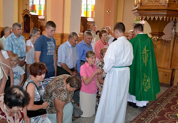 Msza prymicyjna ks. Mateusza Sławińskiego z Pełkiń