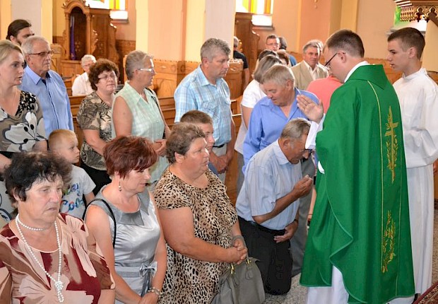 Msza prymicyjna ks. Mateusza Sławińskiego z Pełkiń