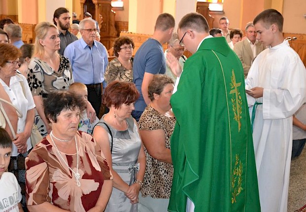 Msza prymicyjna ks. Mateusza Sławińskiego z Pełkiń