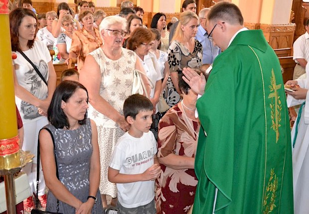 Msza prymicyjna ks. Mateusza Sławińskiego z Pełkiń