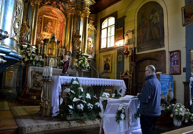 Wycieczka rowerowa liturgicznej służby ołtarza do Chłopic