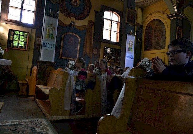 Wycieczka rowerowa liturgicznej służby ołtarza do Chłopic