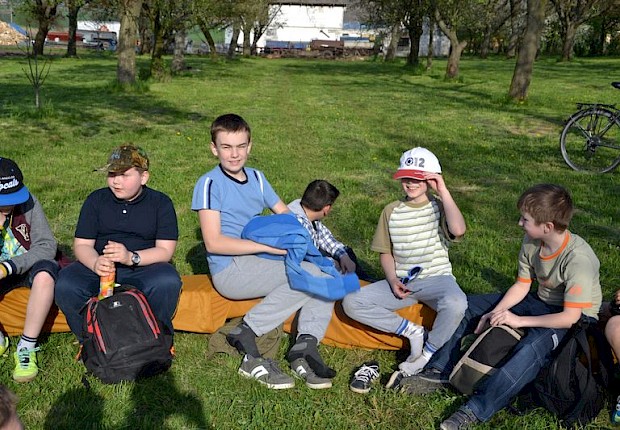 Wycieczka rowerowa liturgicznej służby ołtarza do Chłopic
