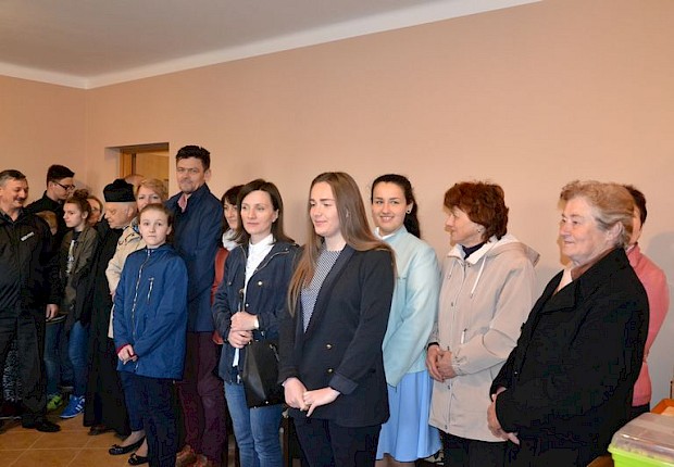 Poświęcenie budynku parafialnego