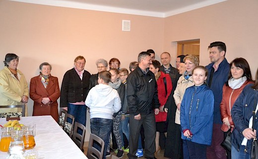 Poświęcenie budynku parafialnego