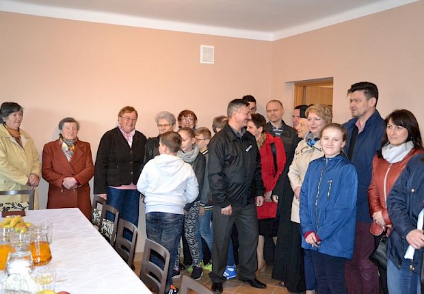 Poświęcenie budynku parafialnego