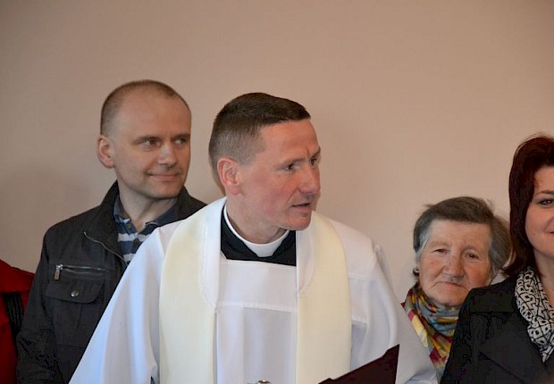 Poświęcenie budynku parafialnego