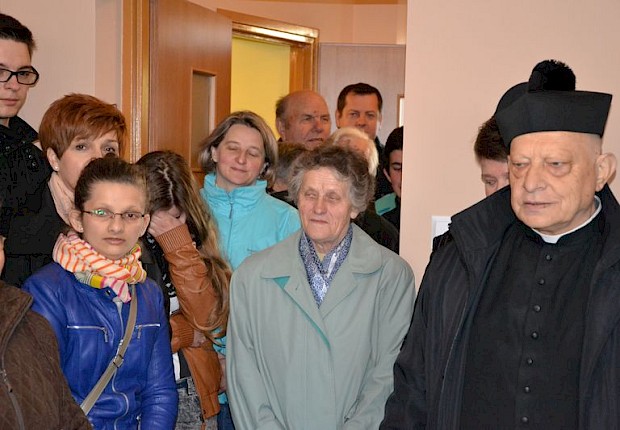 Poświęcenie budynku parafialnego