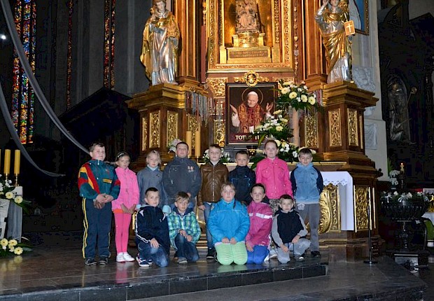 Pielgrzymka dziękczynna dzieci komunijnych