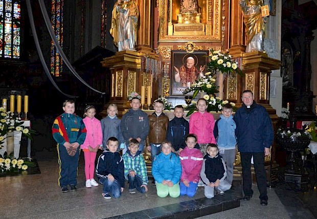 Pielgrzymka dziękczynna dzieci komunijnych
