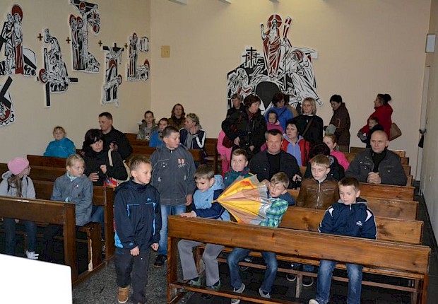 Pielgrzymka dziękczynna dzieci komunijnych