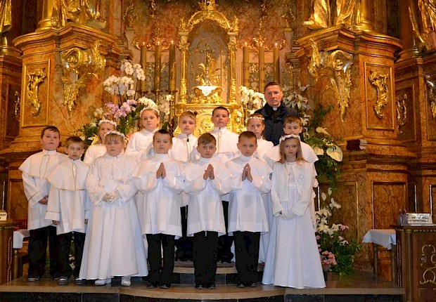 Pielgrzymka dziękczynna dzieci komunijnych