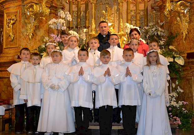 Pielgrzymka dziękczynna dzieci komunijnych