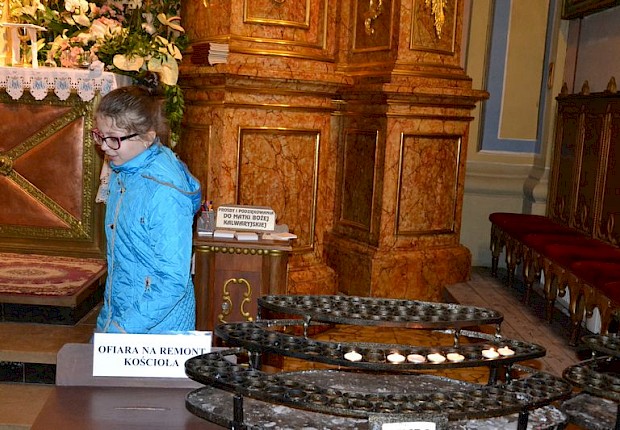 Pielgrzymka dziękczynna dzieci komunijnych