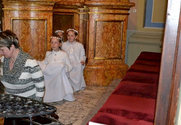 Pielgrzymka dziękczynna dzieci komunijnych