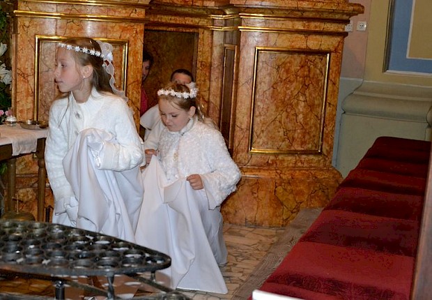 Pielgrzymka dziękczynna dzieci komunijnych