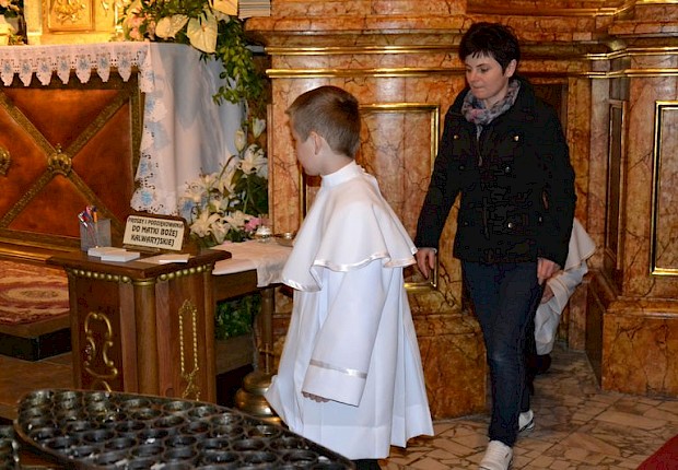 Pielgrzymka dziękczynna dzieci komunijnych