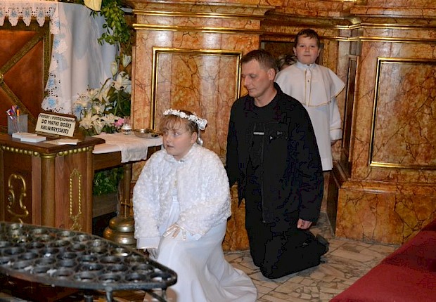 Pielgrzymka dziękczynna dzieci komunijnych