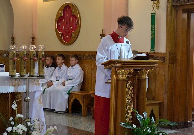 Goście z Papui Nowej Gwinei: bp Paul Sundu i Rodak ks. Łukasz Hołub