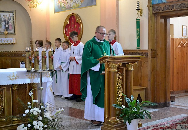Goście z Papui Nowej Gwinei: bp Paul Sundu i Rodak ks. Łukasz Hołub