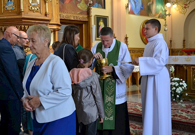 Goście z Papui Nowej Gwinei: bp Paul Sundu i Rodak ks. Łukasz Hołub